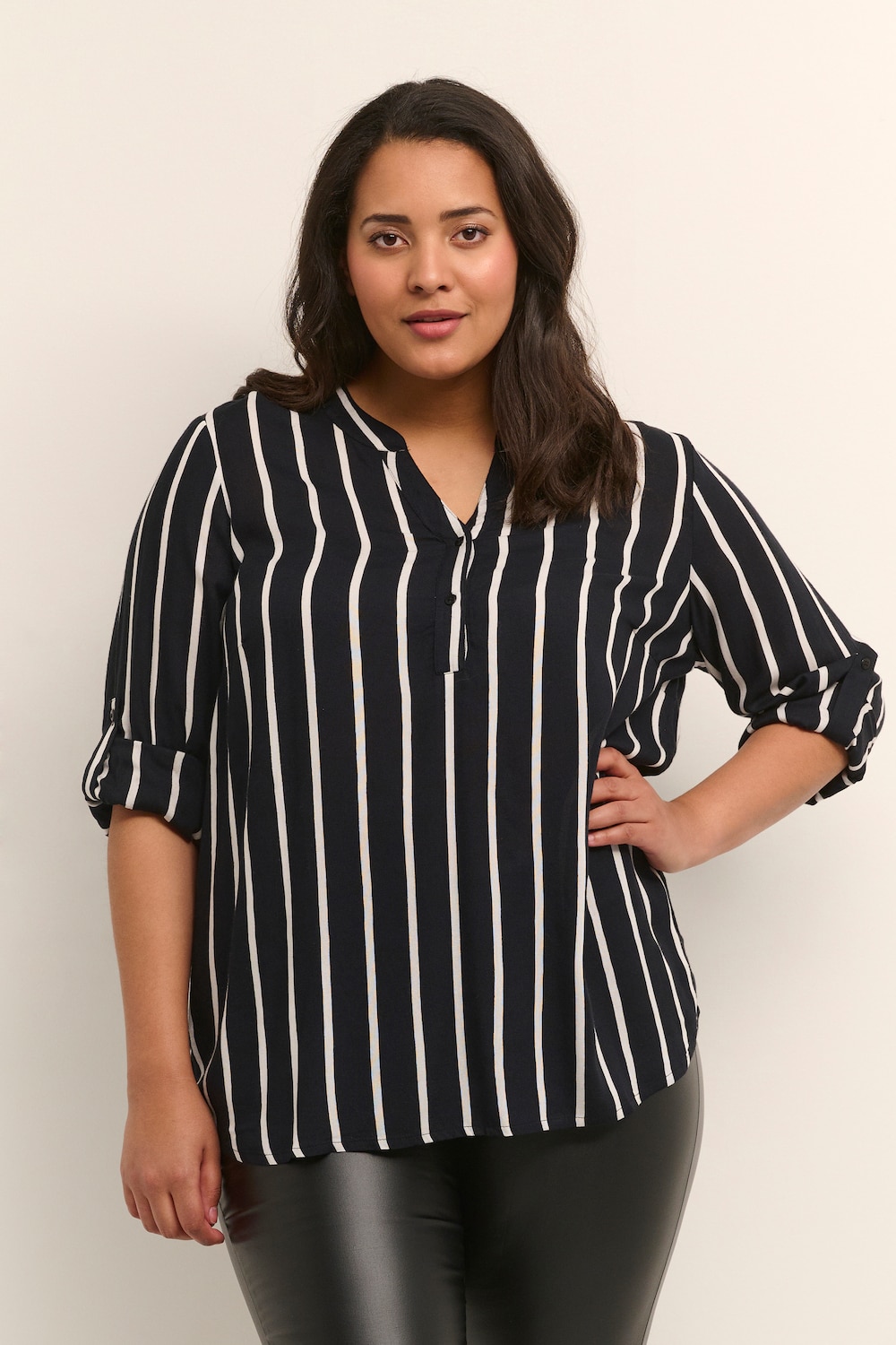 Langarm-Bluse Regular fit