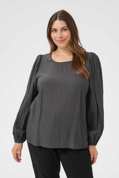 Langarm-Bluse Regular fit