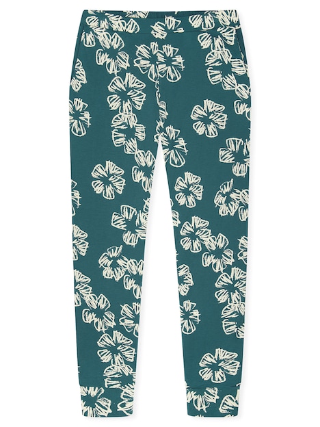 Schiesser Damen Pyjama Modern grün