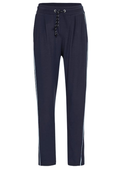 Comfortabele vrijetijdsbroek met elastische tailleband en zakken