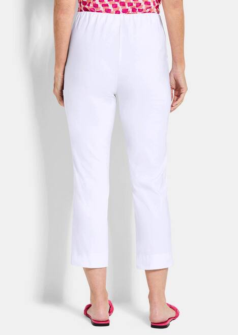 Elegante 7/8-Hose mit Biesen