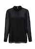 GOLDNER Blouse Flatteuze blouse zonder sluiting met modieuze kraag