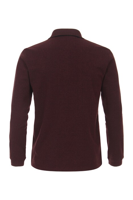 Polo-Shirt Langarm uni