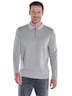engbers Herren Langarmshirt mit Polokragen , Silbergrau