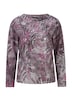 Shirt met lange mouwen en print, boothals