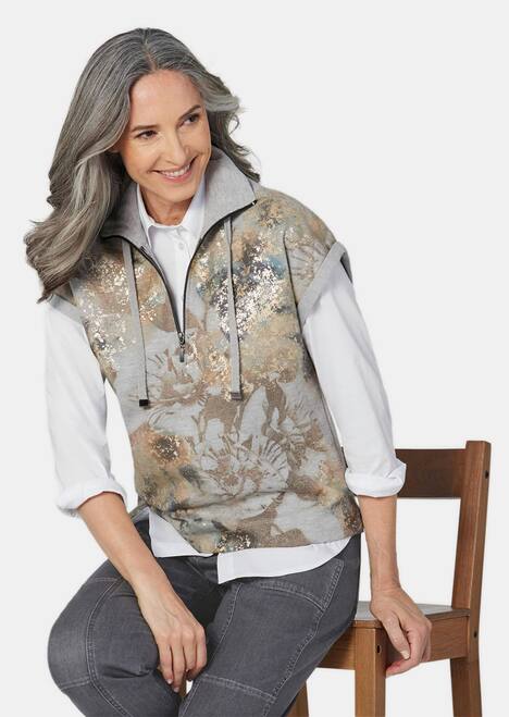 GOLDNER Sweatshirt Sweatshirt met korte mouwen