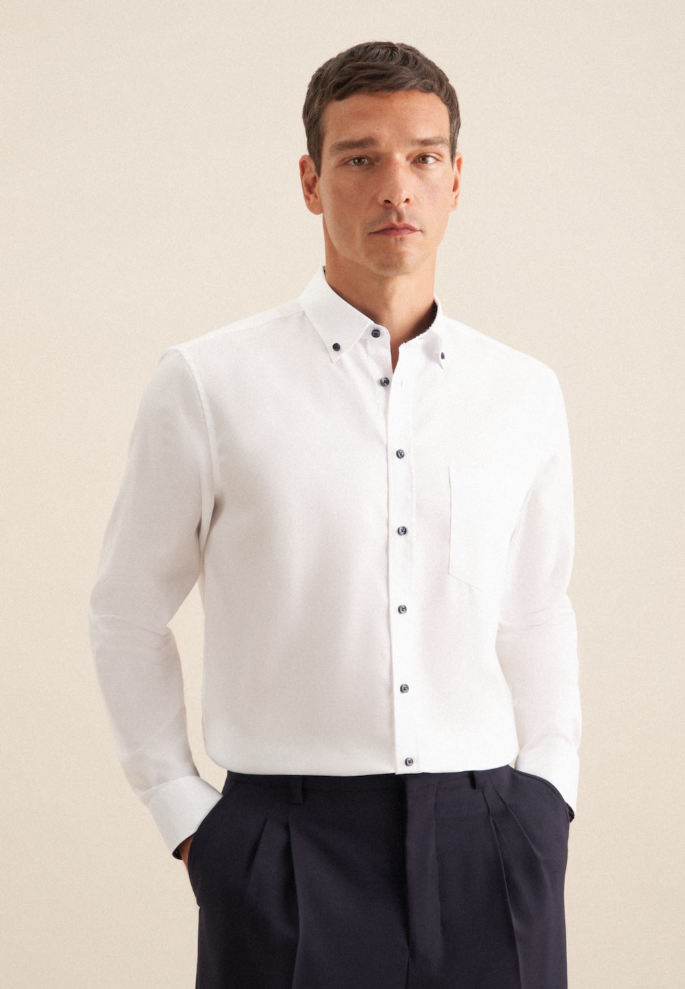 Herren Business Hemd - Uni
