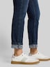 TTPLUS SLIM Jeans mit Leo-Print im Umschlag