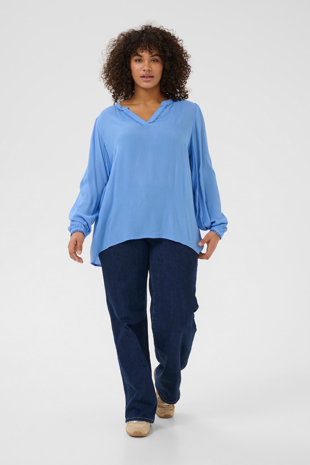 Langarm-Bluse Loose fit
