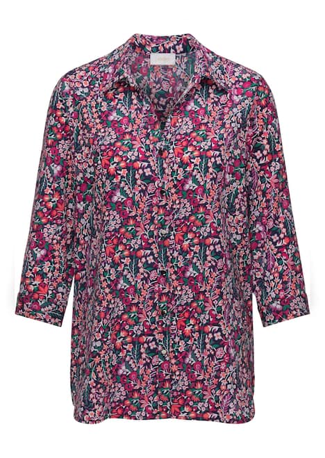 GOLDNER Blouse Onderhoudsarme blouse met 3/4-mouwen