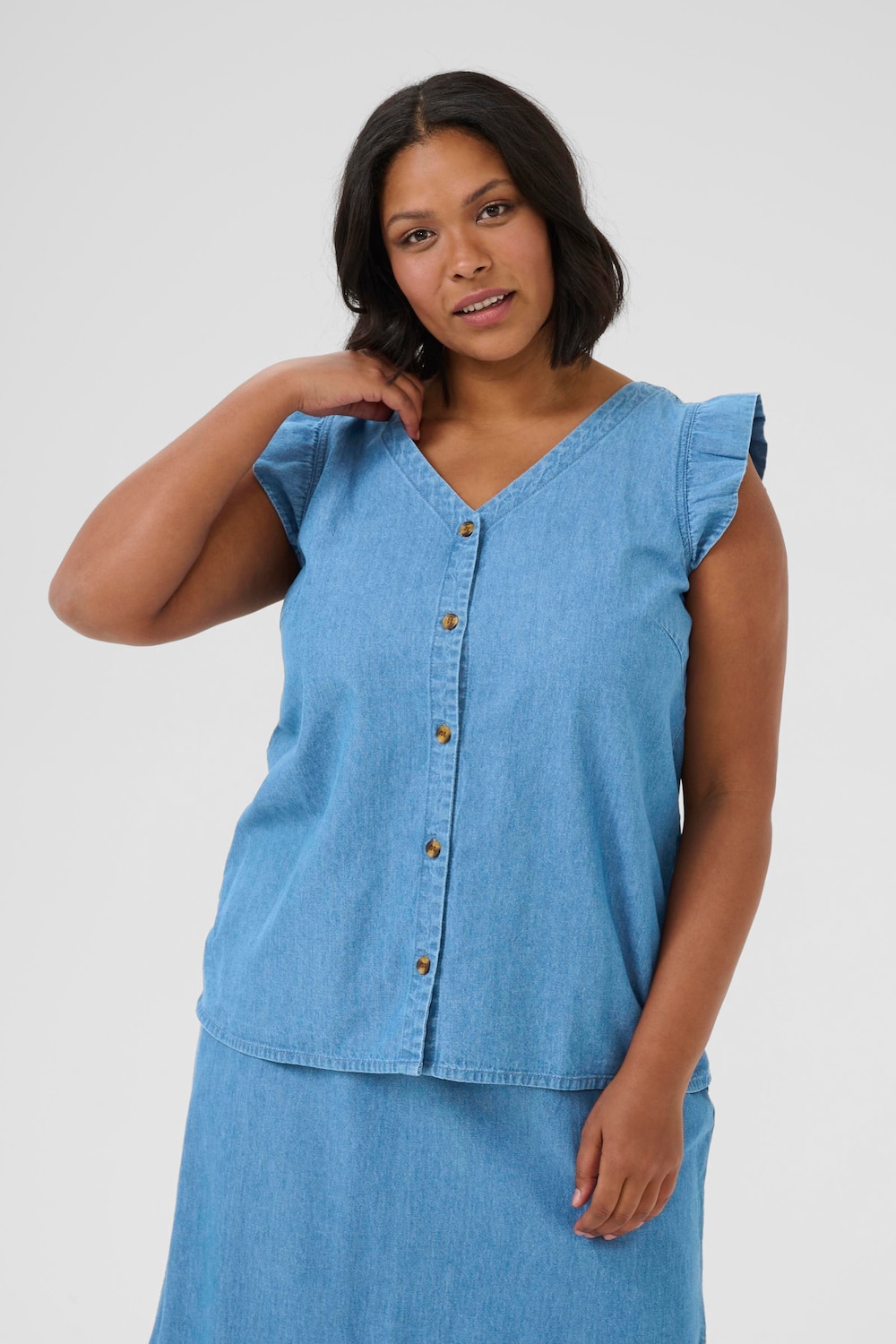 Ärmellose Bluse Loose fit