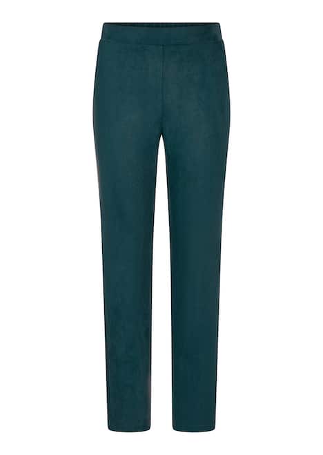 Knöchellange Velourslederhose LOUISA