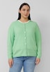 Flauschige Baumwollmix-Strickjacke