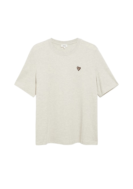 T-Shirt mit Leo-Herz