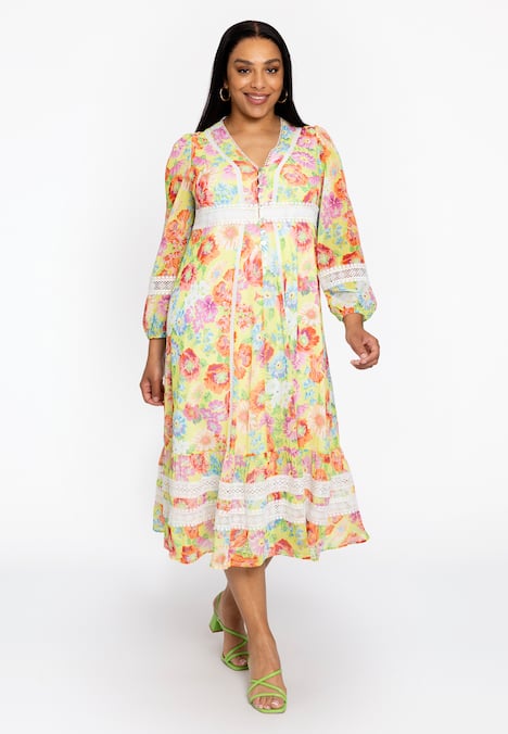 Jurk met bloemenprint