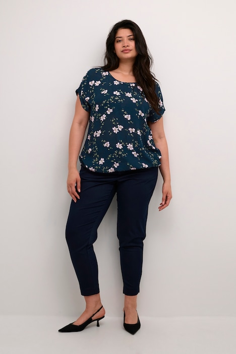 Kurzarm-Bluse Loose fit