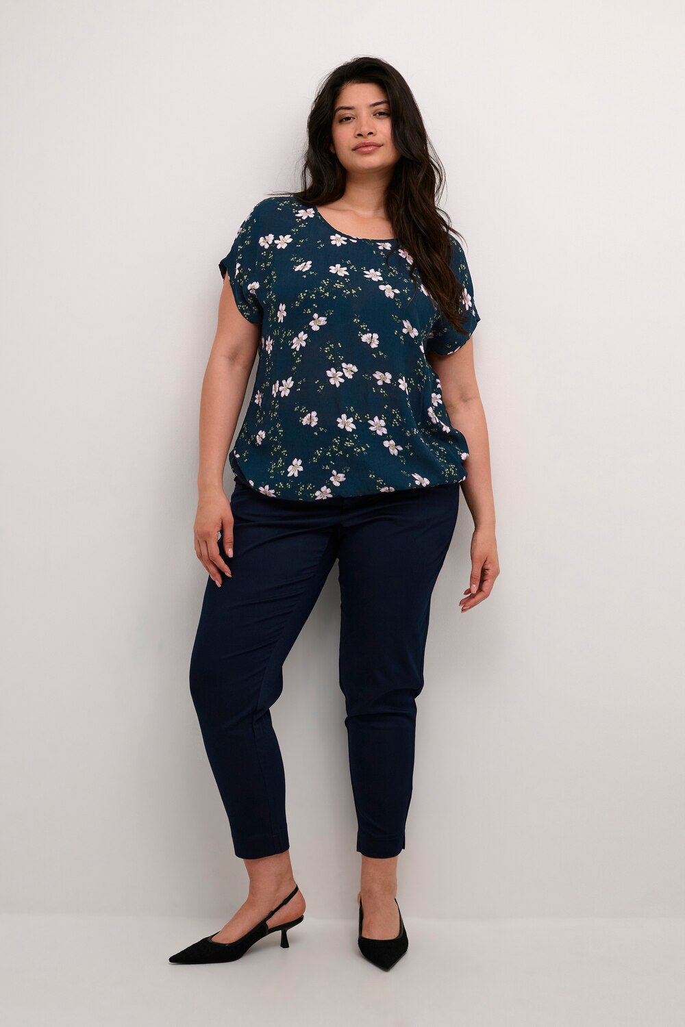 Kurzarm-Bluse Loose fit