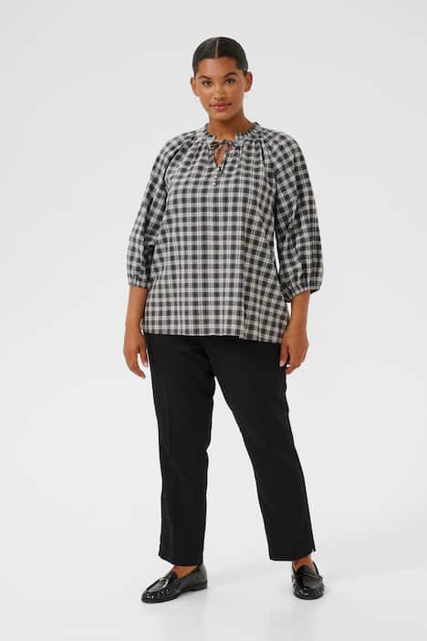 Kurzarm-Bluse Regular fit