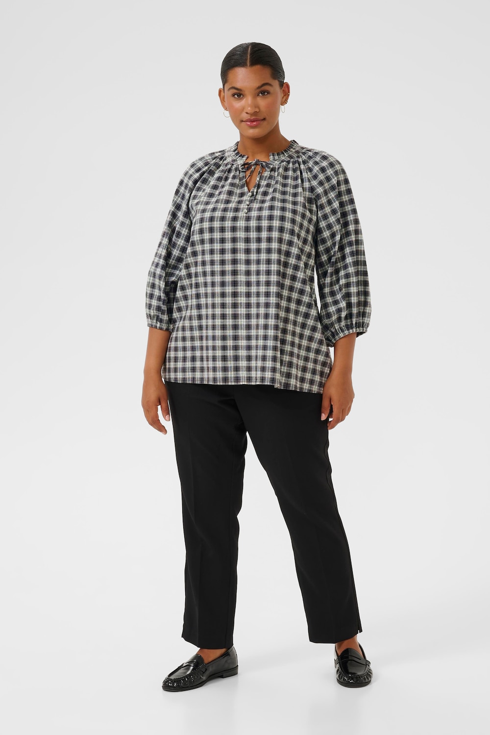 Kurzarm-Bluse Regular fit