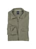 Herren Hemd uni , Oliv