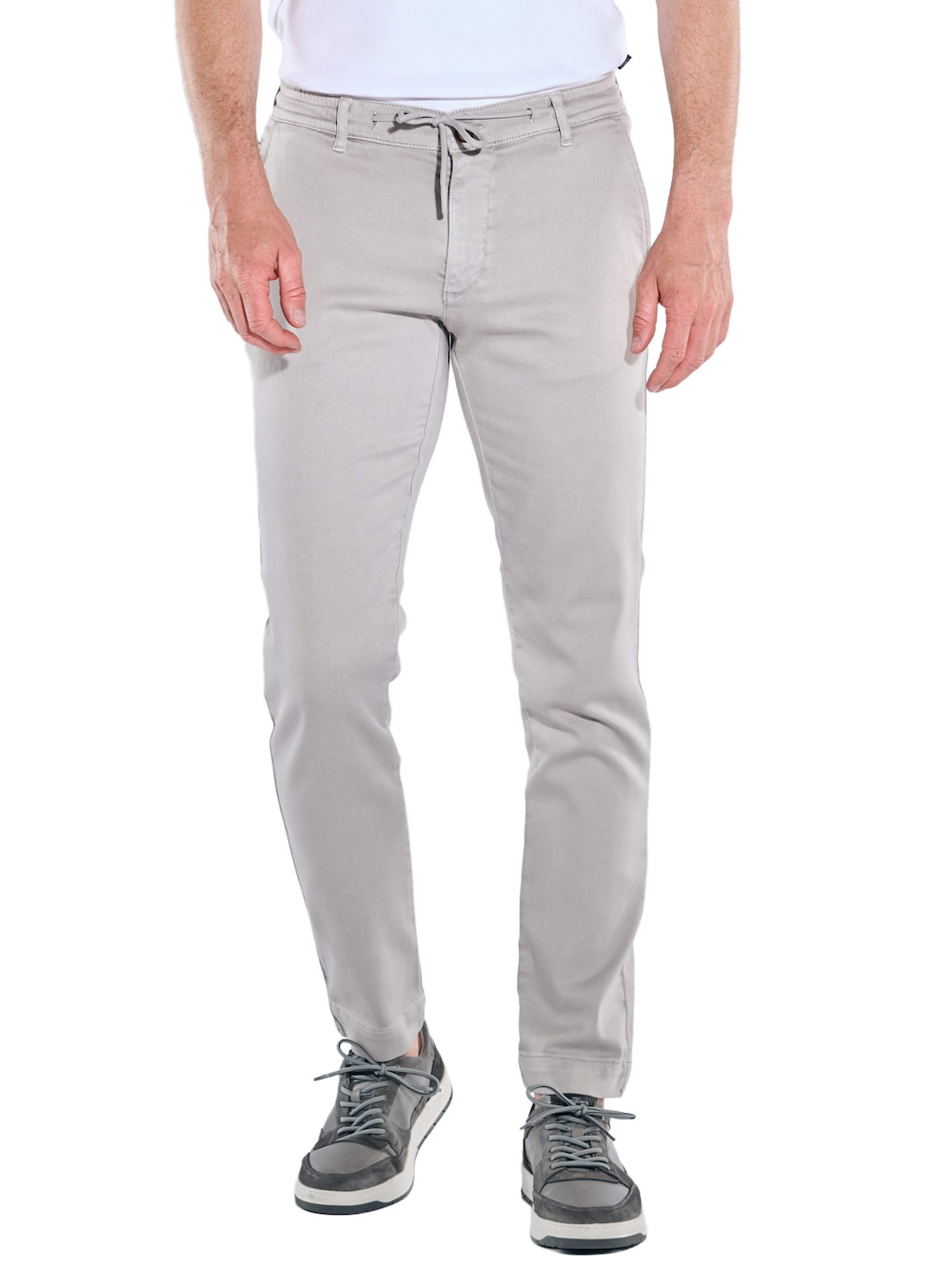 Super-Stretch-Jeans im Chino-Design