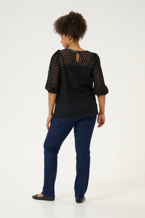 Langarm-Bluse Regular fit