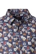 Freizeithemd Langarm Print Casual Fit