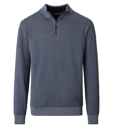 Troyer uni Basic Knitwear