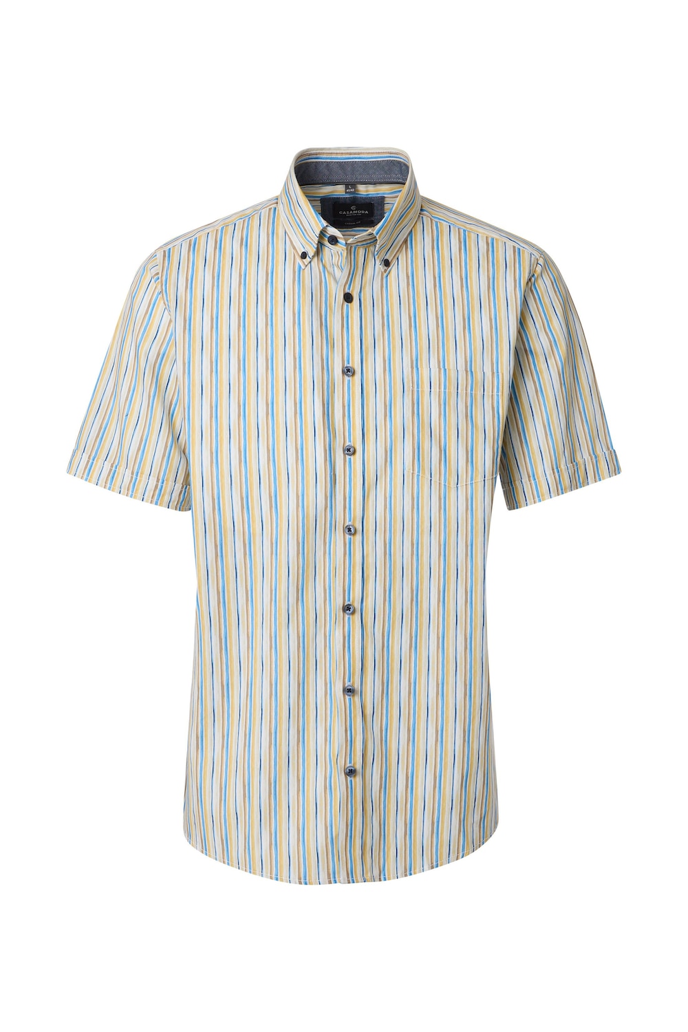 Freizeithemd Kurzarm Print Casual Fit