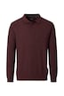 Polo-Shirt Langarm uni
