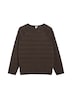 Pullover mit Strukturstreifen