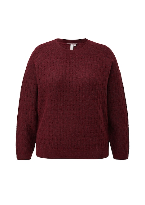 Weicher Pullover mit Strukturmuster