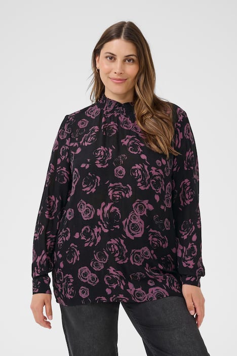 Langarm-Bluse Regular fit