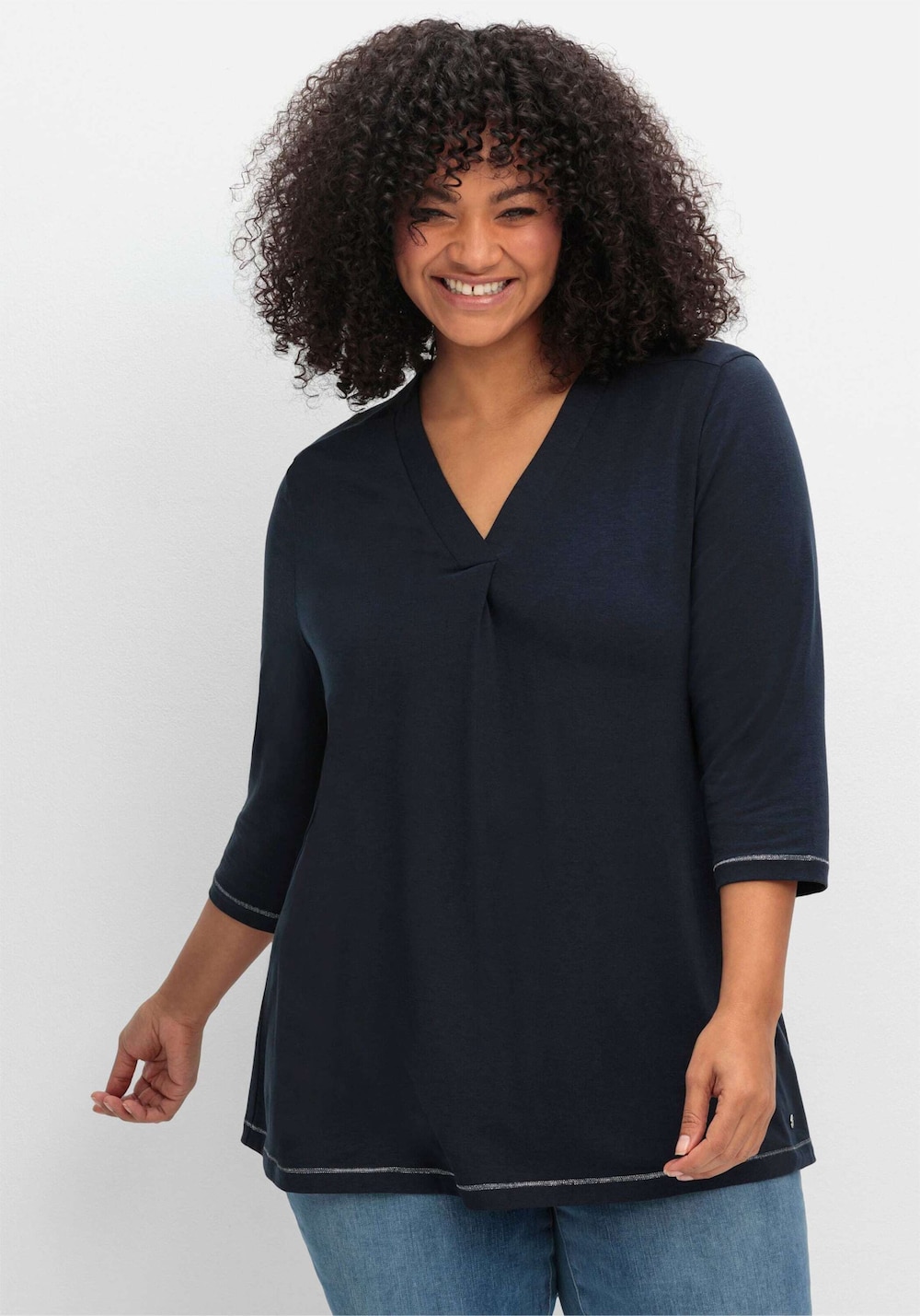 3/4-Arm-Shirt 3/4-Arm Uni