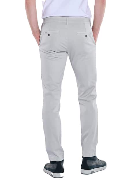 engbers Herren Chino regular , Silbergrau