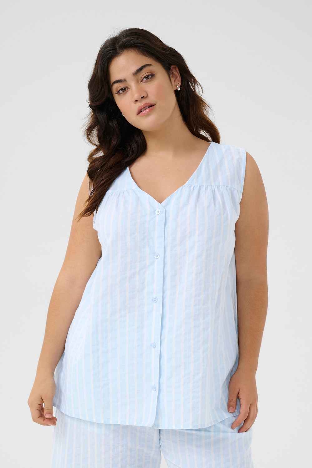 Ärmellose Bluse Regular fit