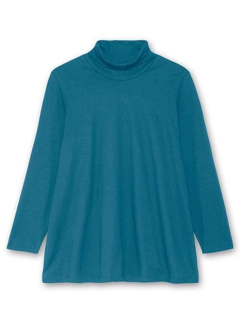 Rollkragenshirt Langarm Uni Rollkragen