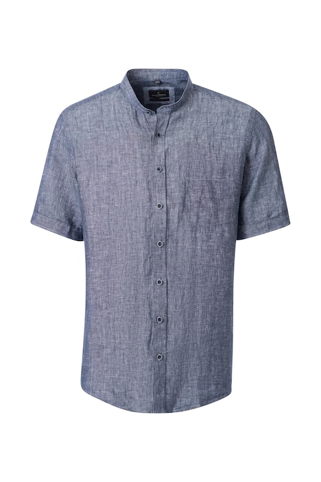 Leinenhemd Kurzarm uni Casual Fit