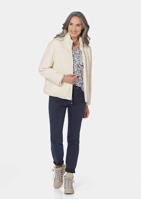 GOLDNER Omkeerbaar jack Omkeerbaar jack in tricot of gewatteerde look