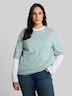 Loose Fit Strickpullover mit Kaschmir-Anteil