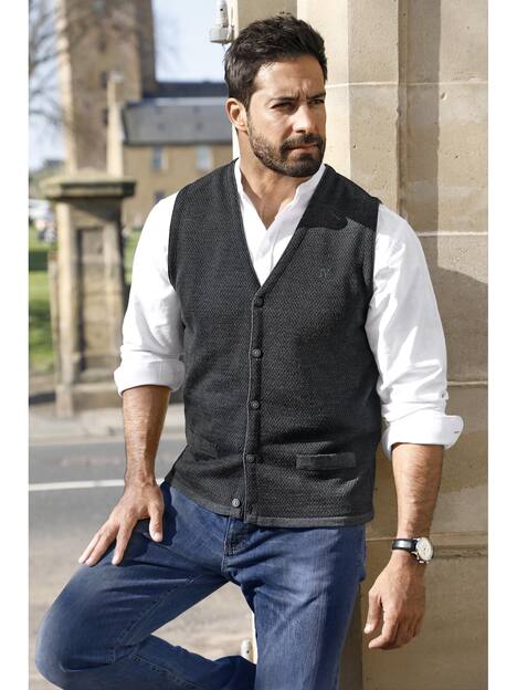 Gebreide Bodywarmer TANE