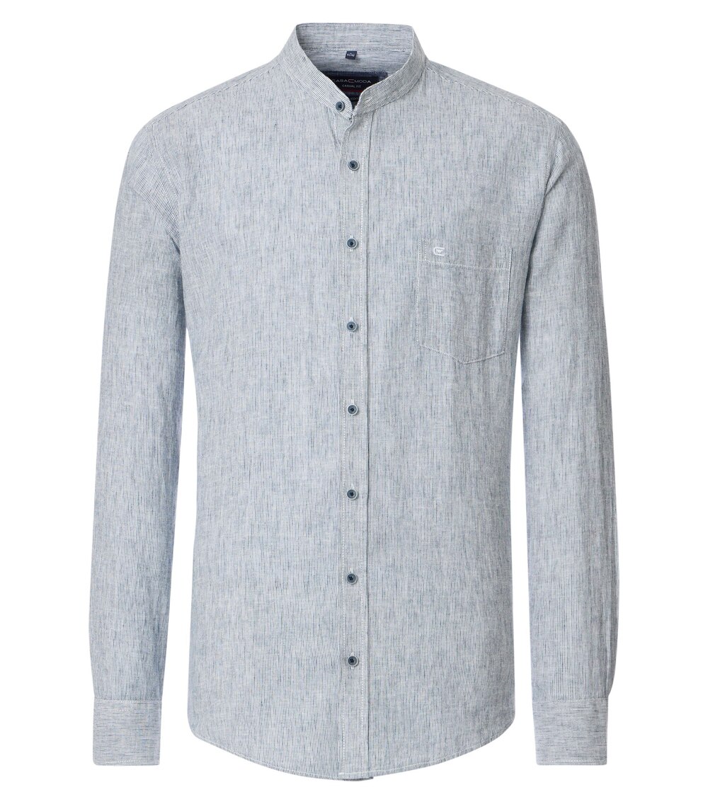 Leinenhemd uni Casual Fit