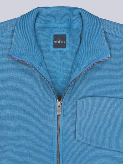 engbers Herren Cardigan , Royalblau