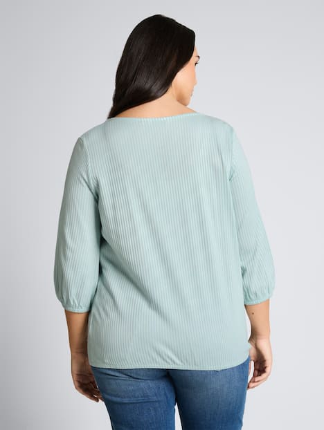 Bluse mit Streifenmuster