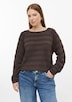 Pullover mit Strukturstreifen