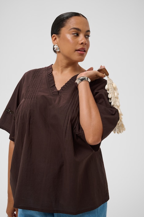 Langarm-Bluse Regular fit