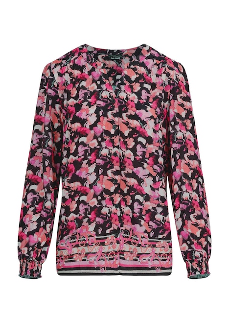 Viscose blouse met all-overprint