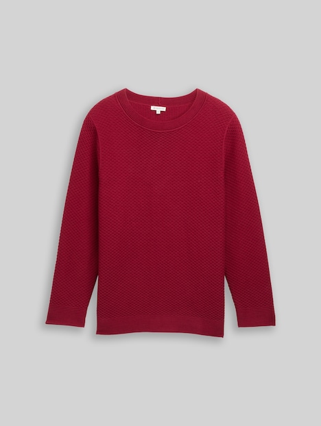 Loose Fit Strickpullover aus Baumwolle