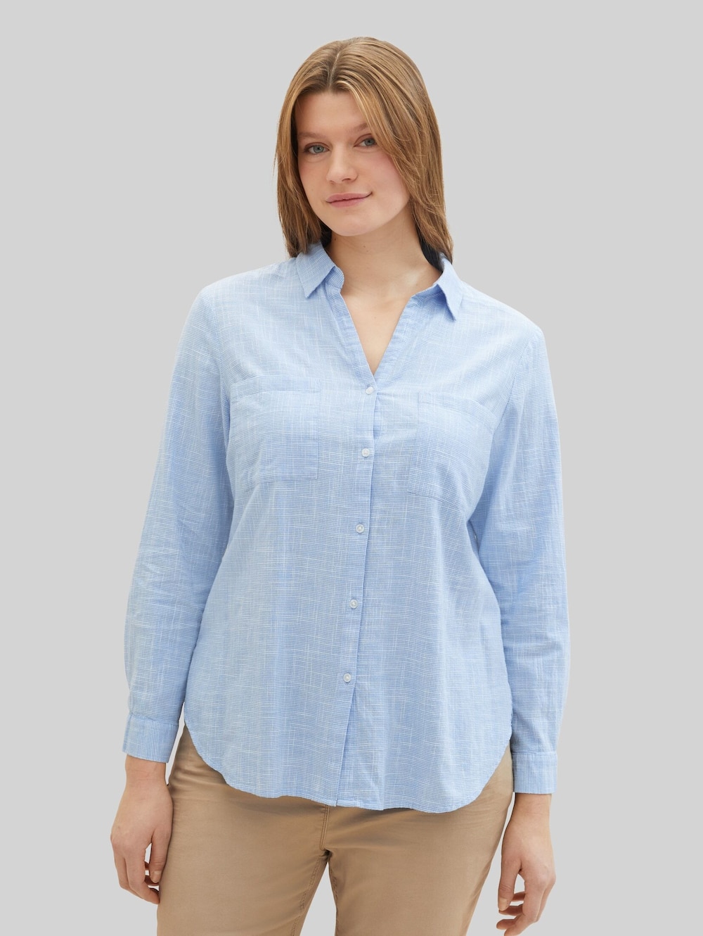 Bluse mit Brusttaschen