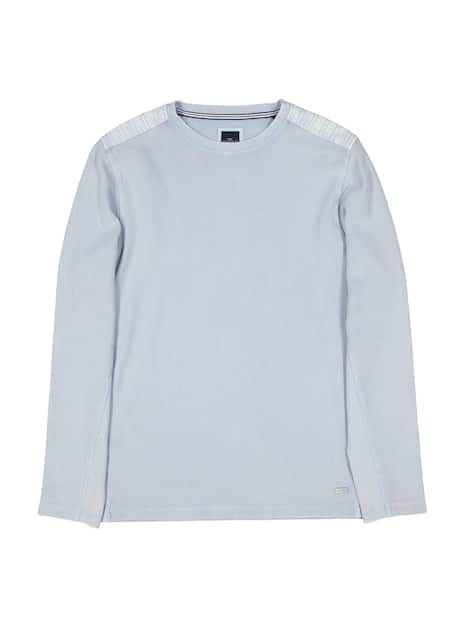 engbers Herren Langarm-Shirt meliert , Hellblau